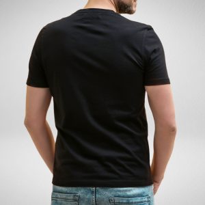 black tee back