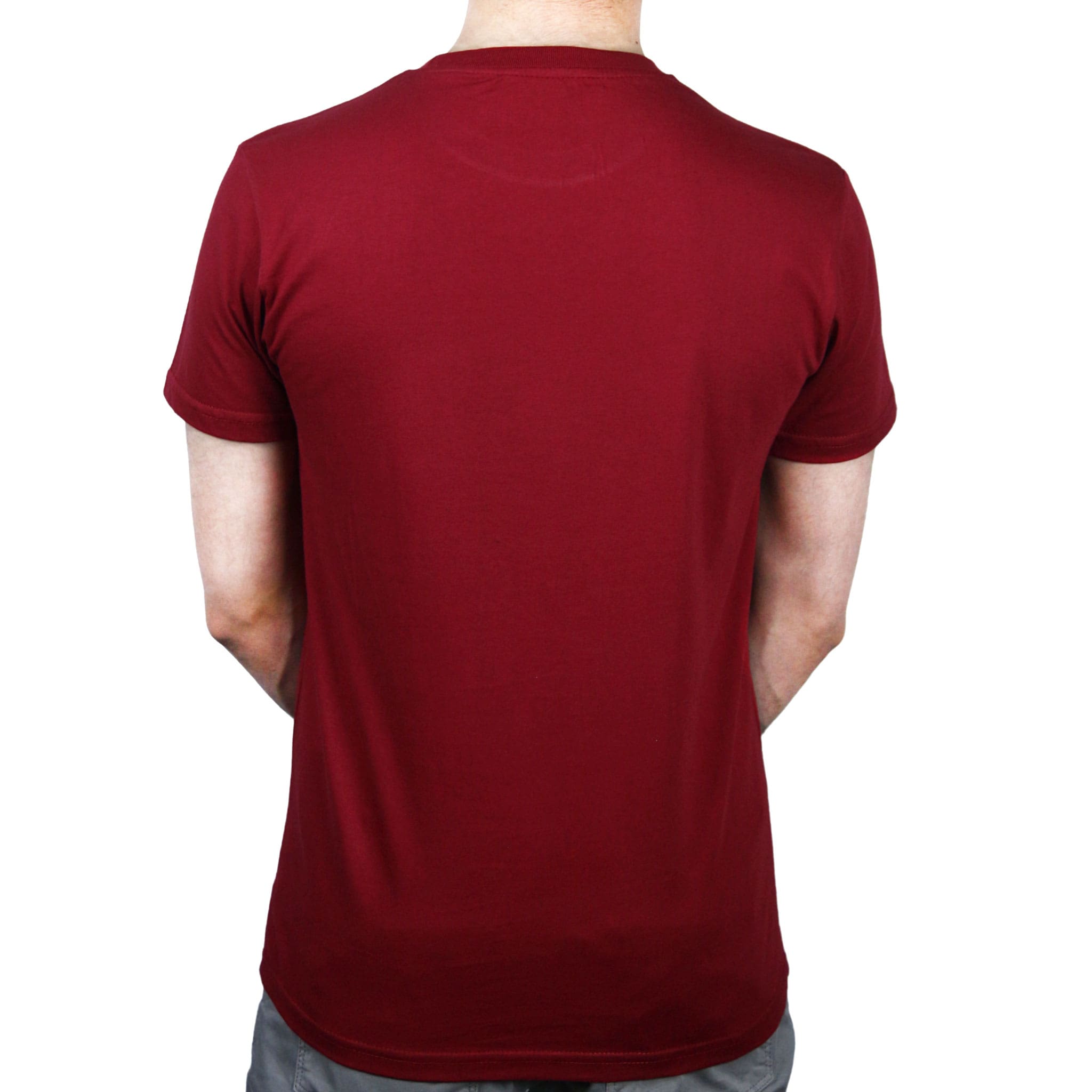 maroon tshirt plain