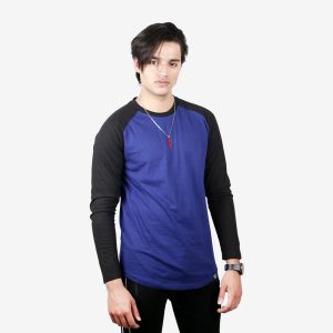 black n blue tshirt for men - brocode clothing