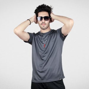 grey quick dry tshirt for men - brocode clothing
