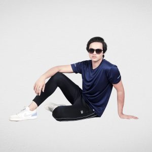 navy quick dry mesh tshirt for men - brocode clothing