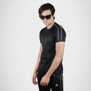 black polyster full sleeves tshirt - brocode