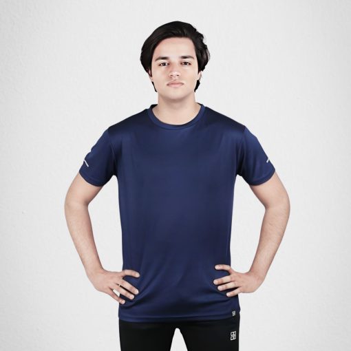 Sports Quick Dry T-Shirt - Blue Mesh