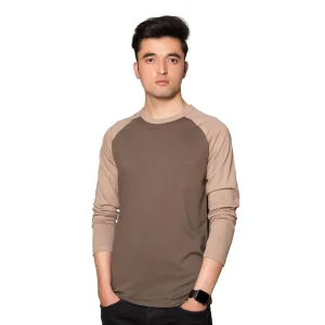 brown and skin t-shirt full sleeves - brocode