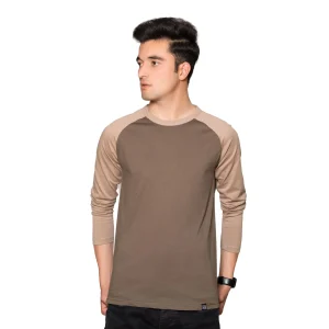 brown and skin t-shirt full sleeve - brocode