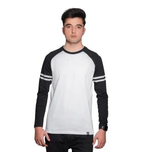 white and black full sleeve t-shirt 2 - brocode